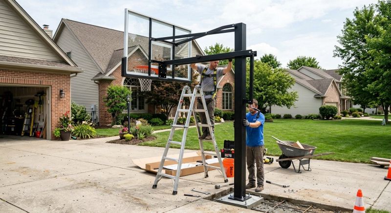 Basketball Goal Installation in Alpharetta, GA
