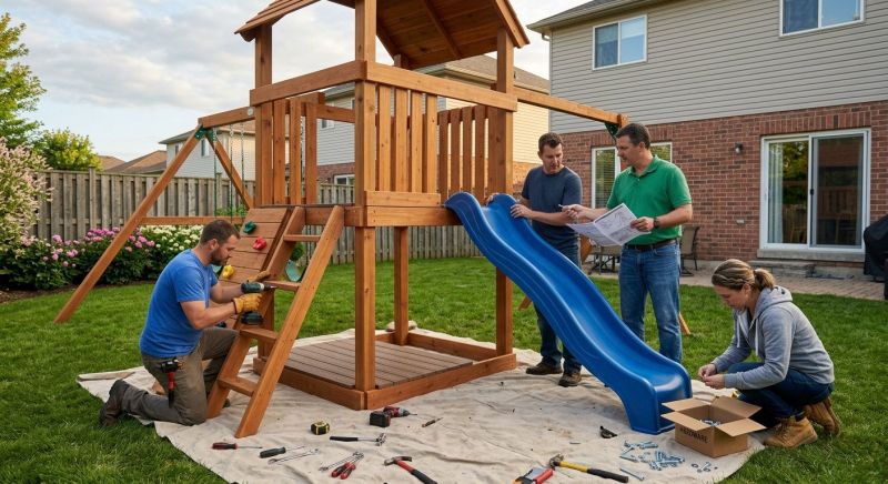 Playground Equipment Assembly in Boulder, CO