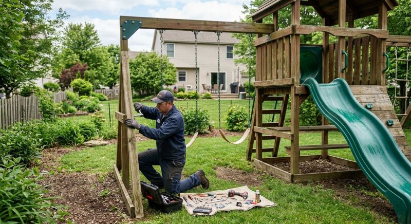 Playground Equipment Repair in Overland Park, KS