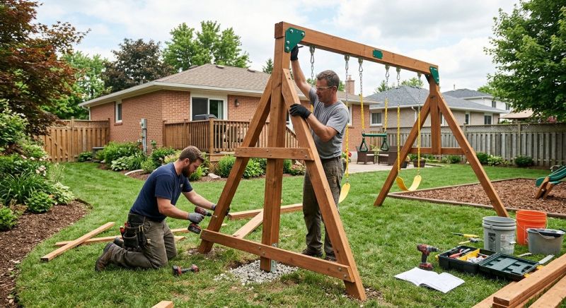 Swing Set Installation in Denver County, CO
