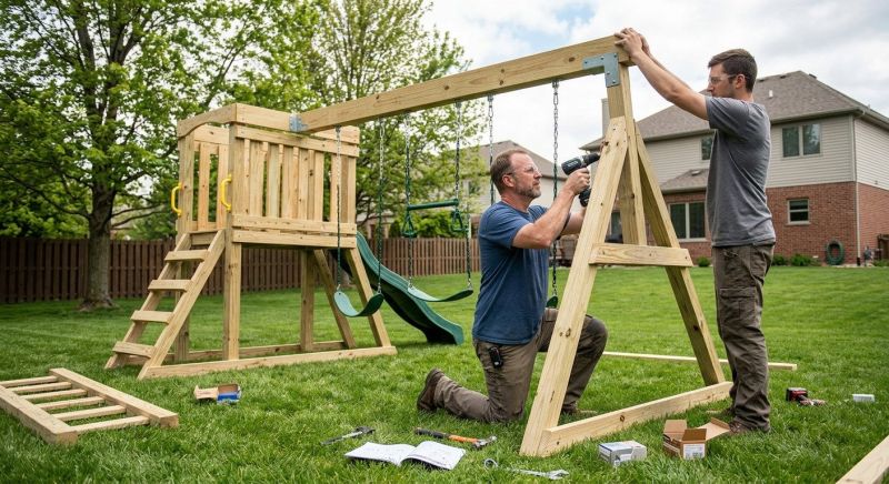 Jungle Gym Installation in Conroe, TX