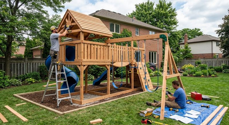 Play Set Installation in Longmont, CO
