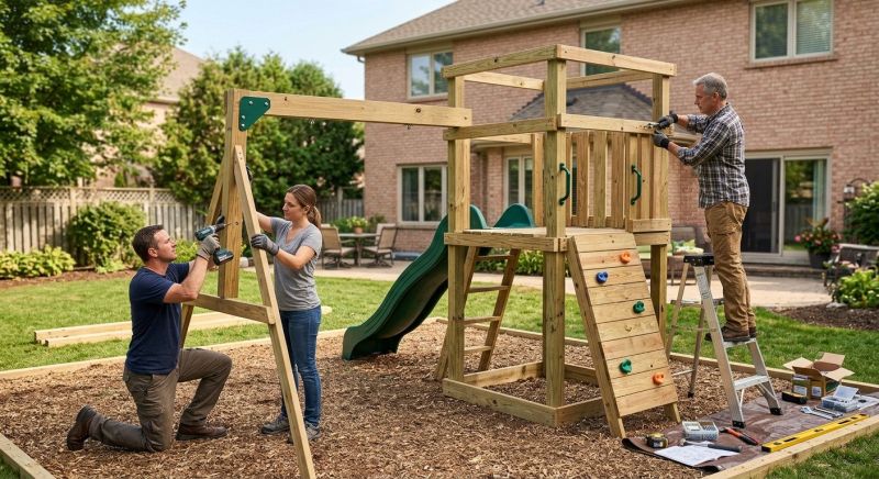 Playground Equipment Assembly in Olathe, KS