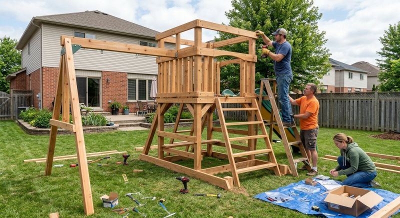 Playground Equipment Assembly in Denver, CO
