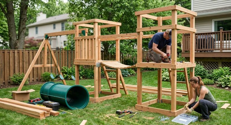 Playground Installation in Longmont, CO