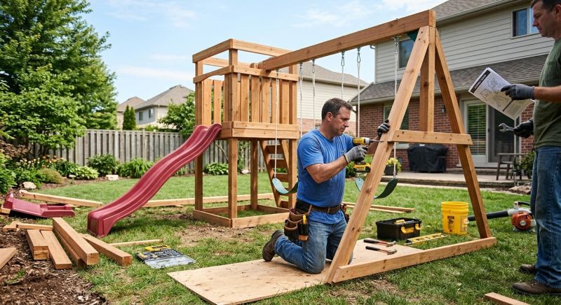 Playground Set Assembly in Littleton, CO