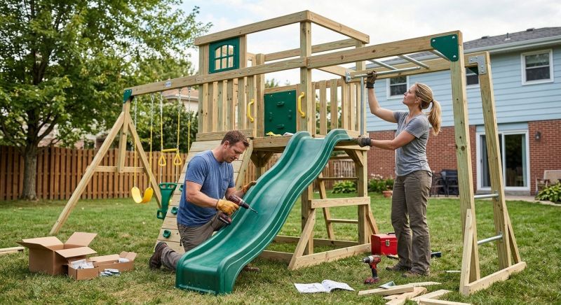 Playground Set Assembly in Olathe, KS