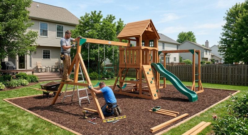 Sliding Board Installation in Kansas City, MO