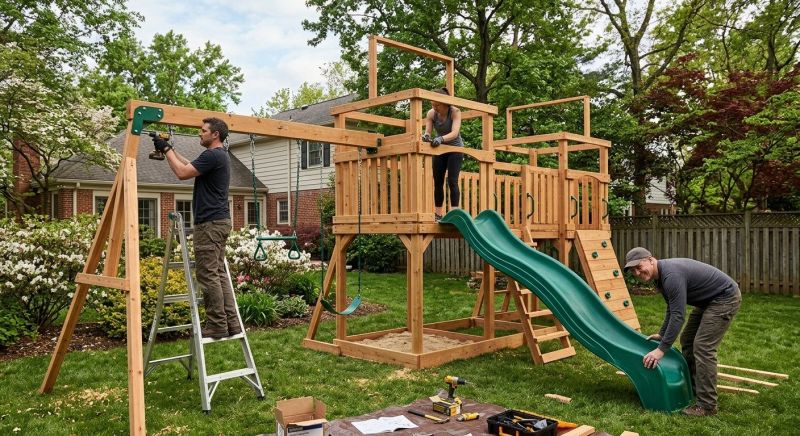 Sliding Board Installation in Alpharetta, GA