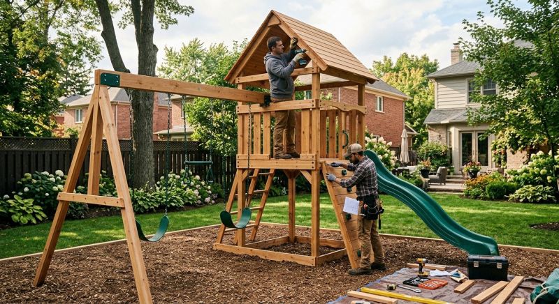 Sliding Board Installation in Overland Park, KS