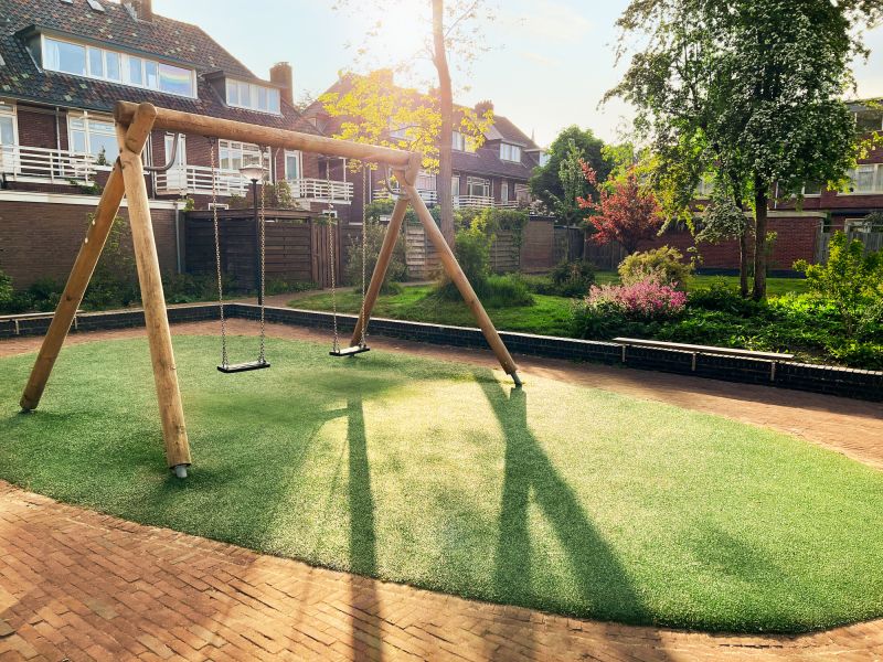 Wooden Swing Set Installation in Denver County, CO